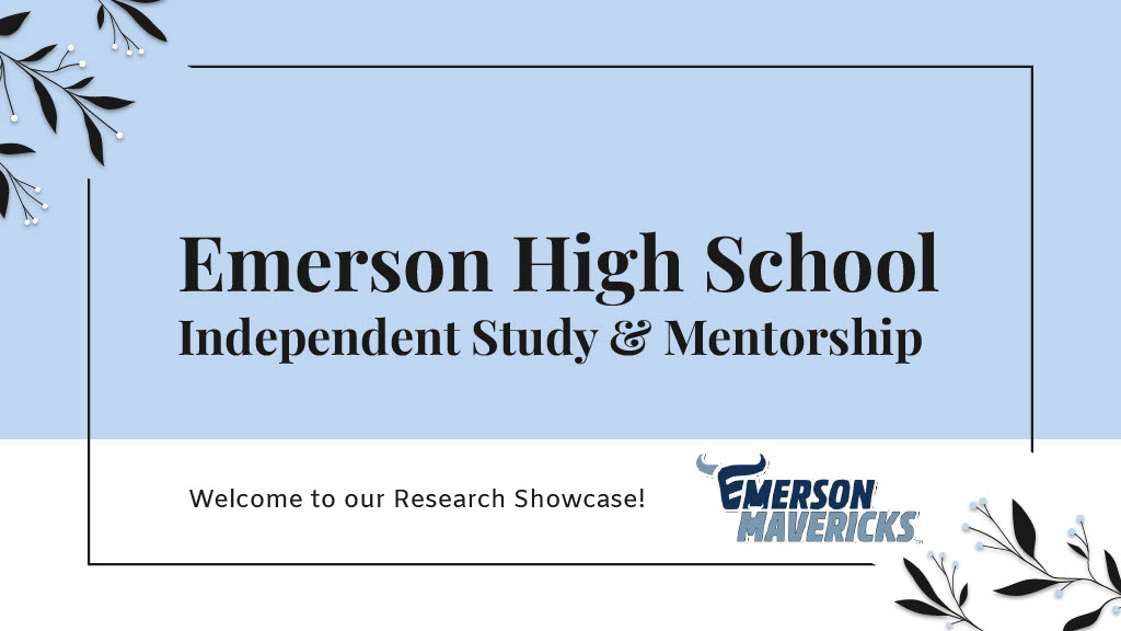 Emerson students present original works at the Frisco ISM Research Showcase