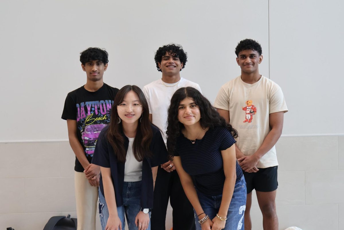 Row 1: Yena Nam, 12; Neha Bhalla, 12; Row 2: Siddhartha Talluri, 12; Likhit Allena, 12; Rohit Jonnalagadda, 12