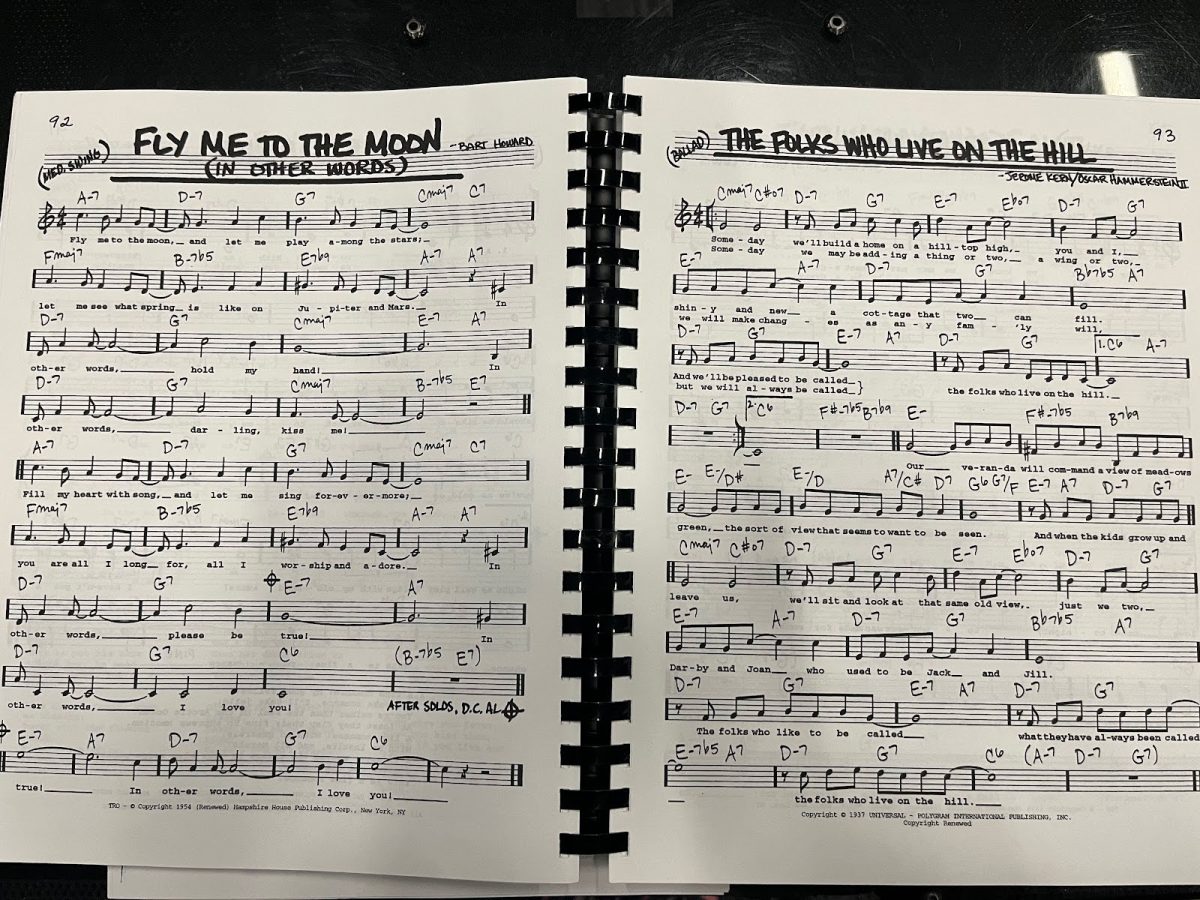 Jazz music used to teach students.