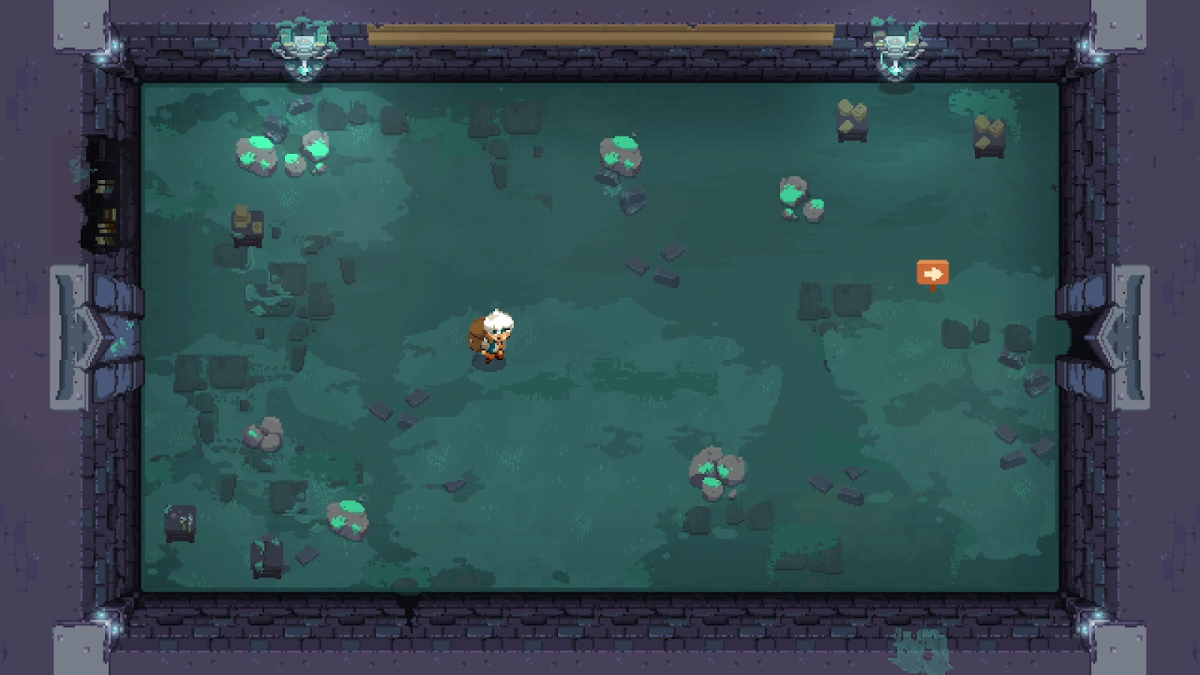 “Moonlighter’s” starting dungeon, the first introduction to the game. (Moonlighter)