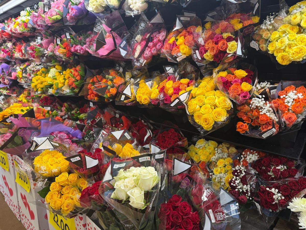 Valentine’s Day flowers can easily be found at local supermarkets or farmer’s markets at this time of the year!