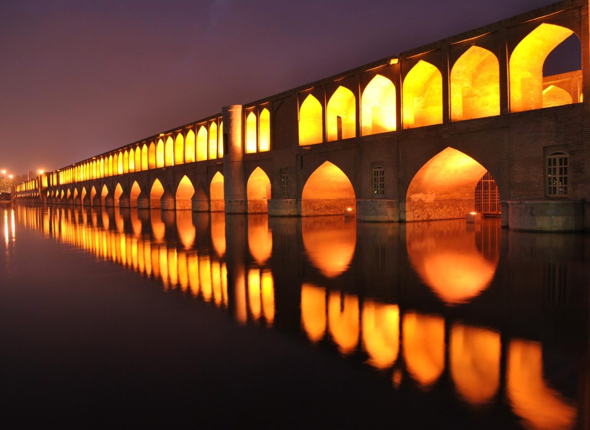 Isfahan contains some of Iran's most beautiful architecture such as the Si-o-se-pol. (Wikimedia Commons)